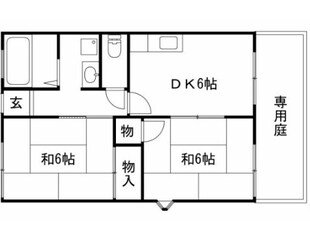 ユウハイツの物件間取画像